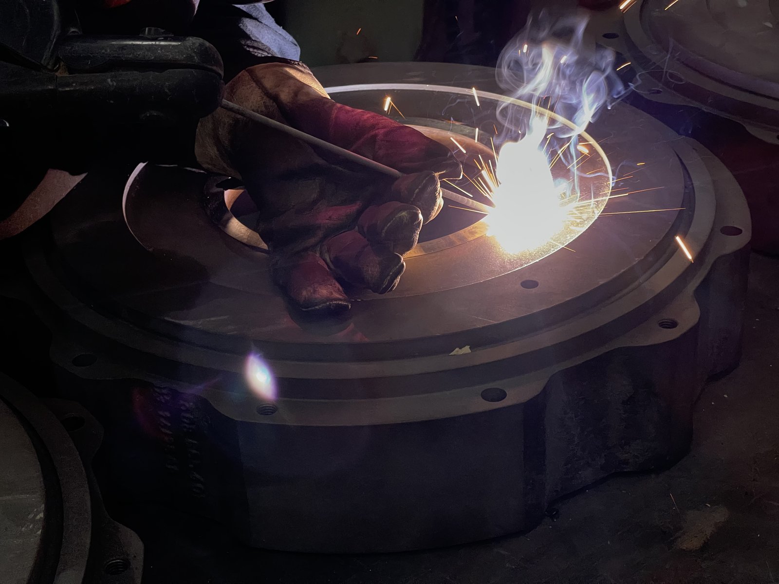 Soldadura TIG en componente crítico — Turbomaq